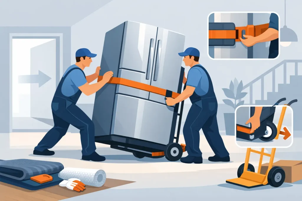 How to Move a Fridge Safely Without Damage