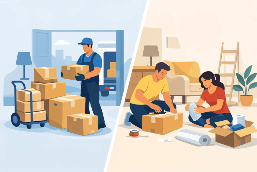Valet Packing Versus Self Packing for Your Move