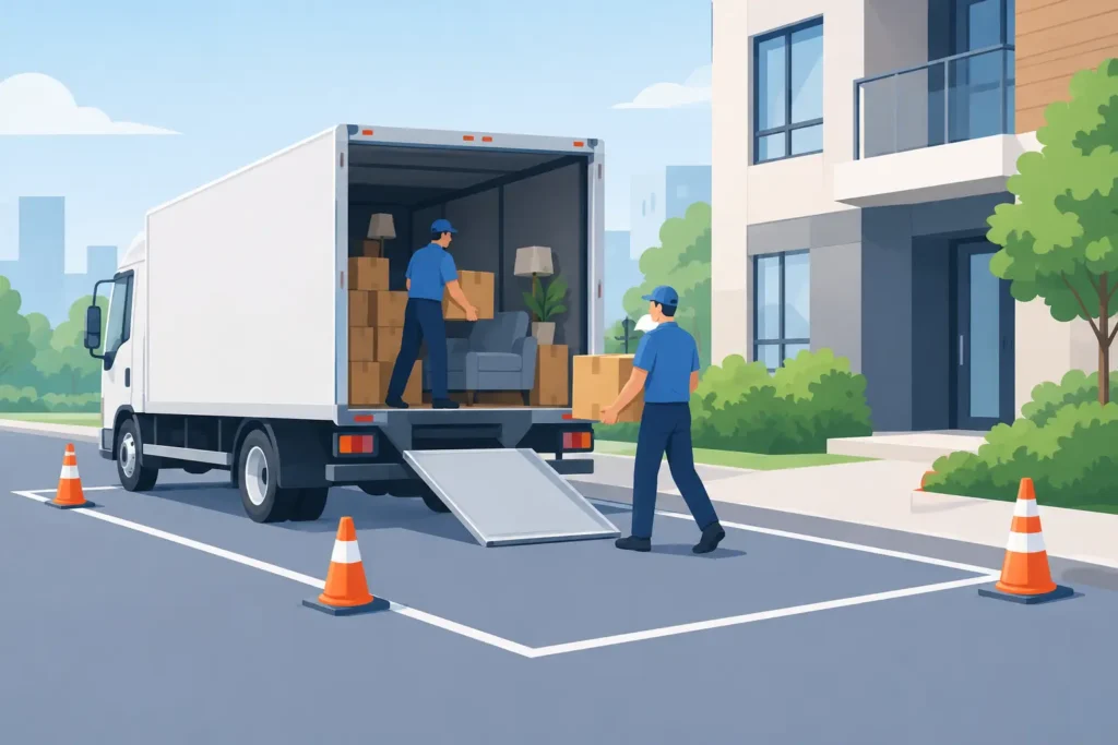How to Arrange Removal Parking Without Delays
