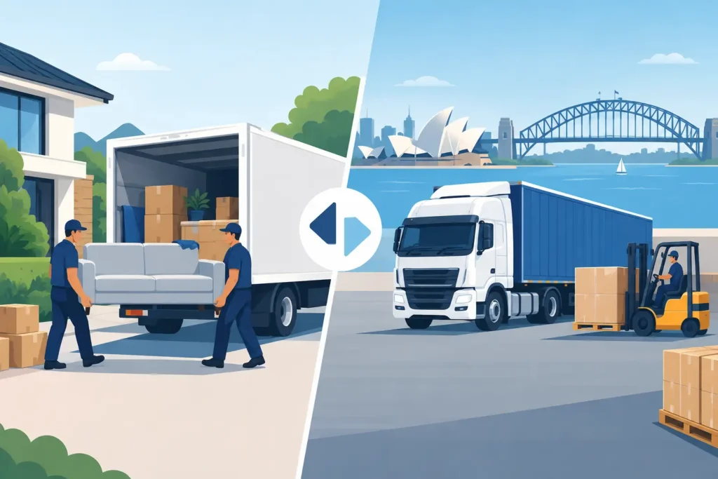 Removalist Versus Freight for Sydney Moves
